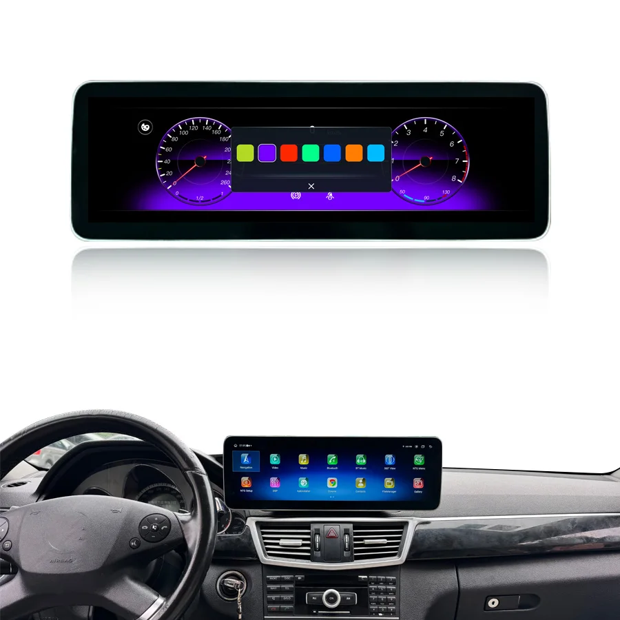 

Kanor 14.9 Inch Full Touch Screen Car Multimedia Player For Mercedes-Benz E Class W212 S212 W207 E200 E300 GPS & DSP Functions