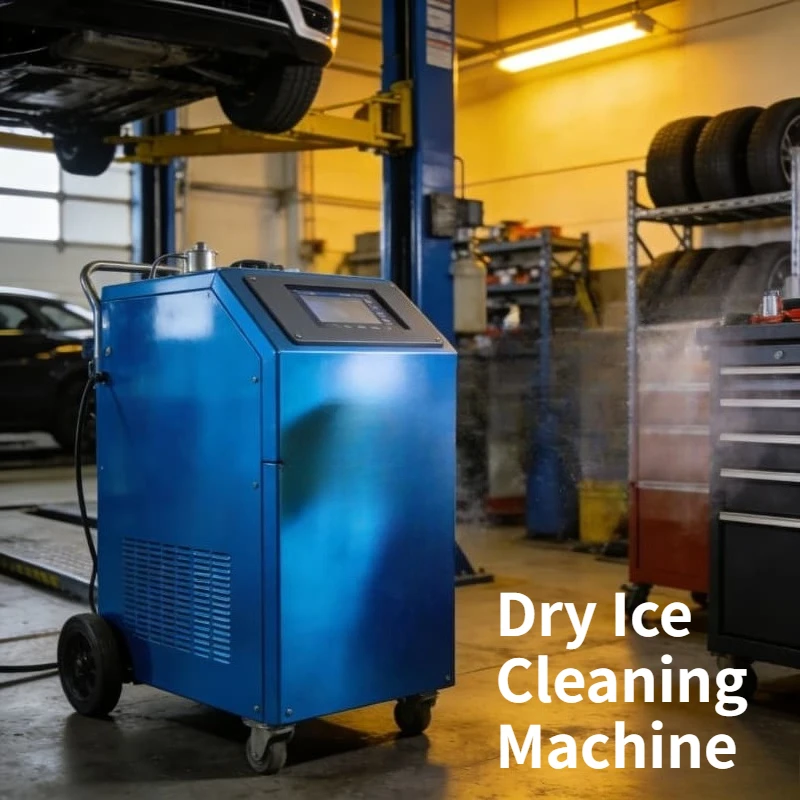 Industrial Dry Ice Pellet Blaster Cleaning Machine Portable for Automotive Engine Rebuilding Valve Cleaning Customized Hot Sale
