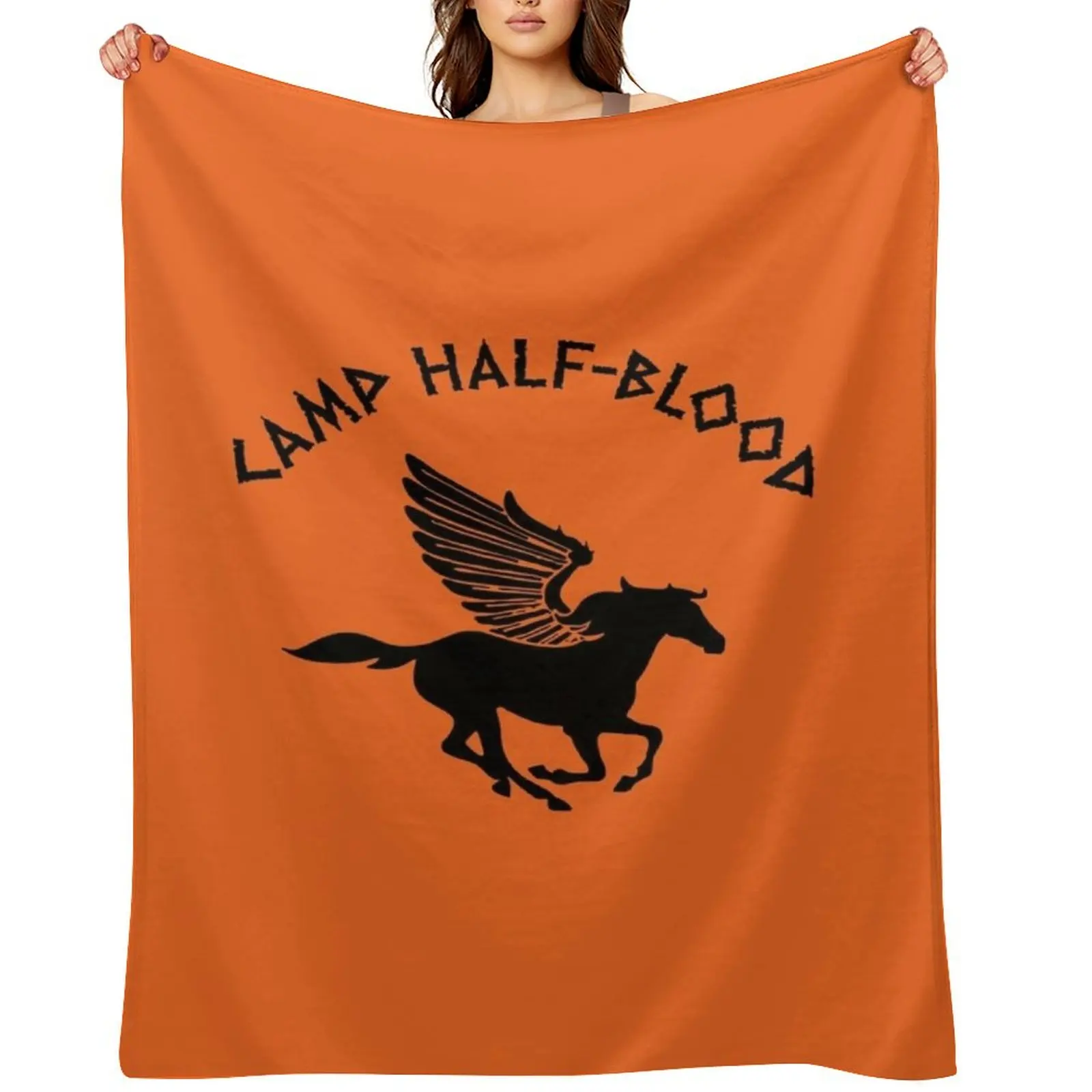 

Camp half blood Throw Blanket Decorative Sofas Weighted Retros decorative Blankets