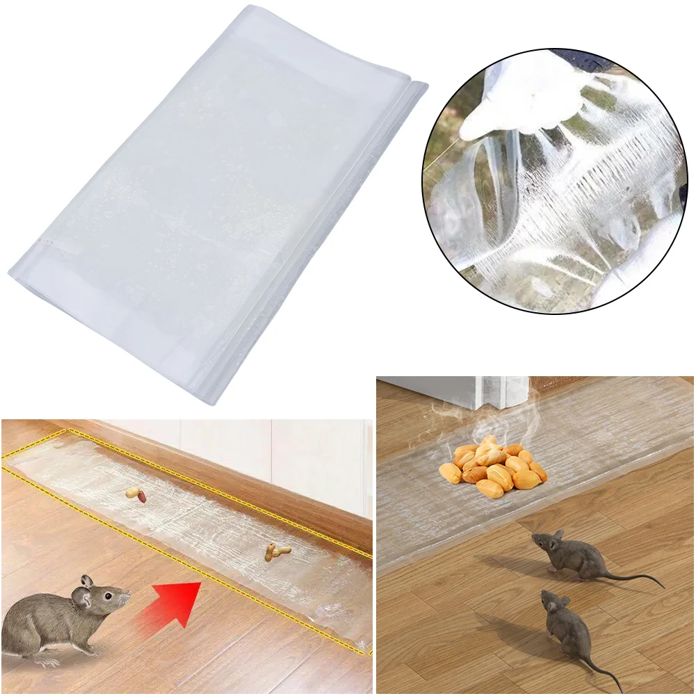 Mouse Glue Traps Large Sticky Mouse Trap Strong Adhesive Sticky Glue Traps Snake Traps for Home Outdoor Indoor Restaurant Office