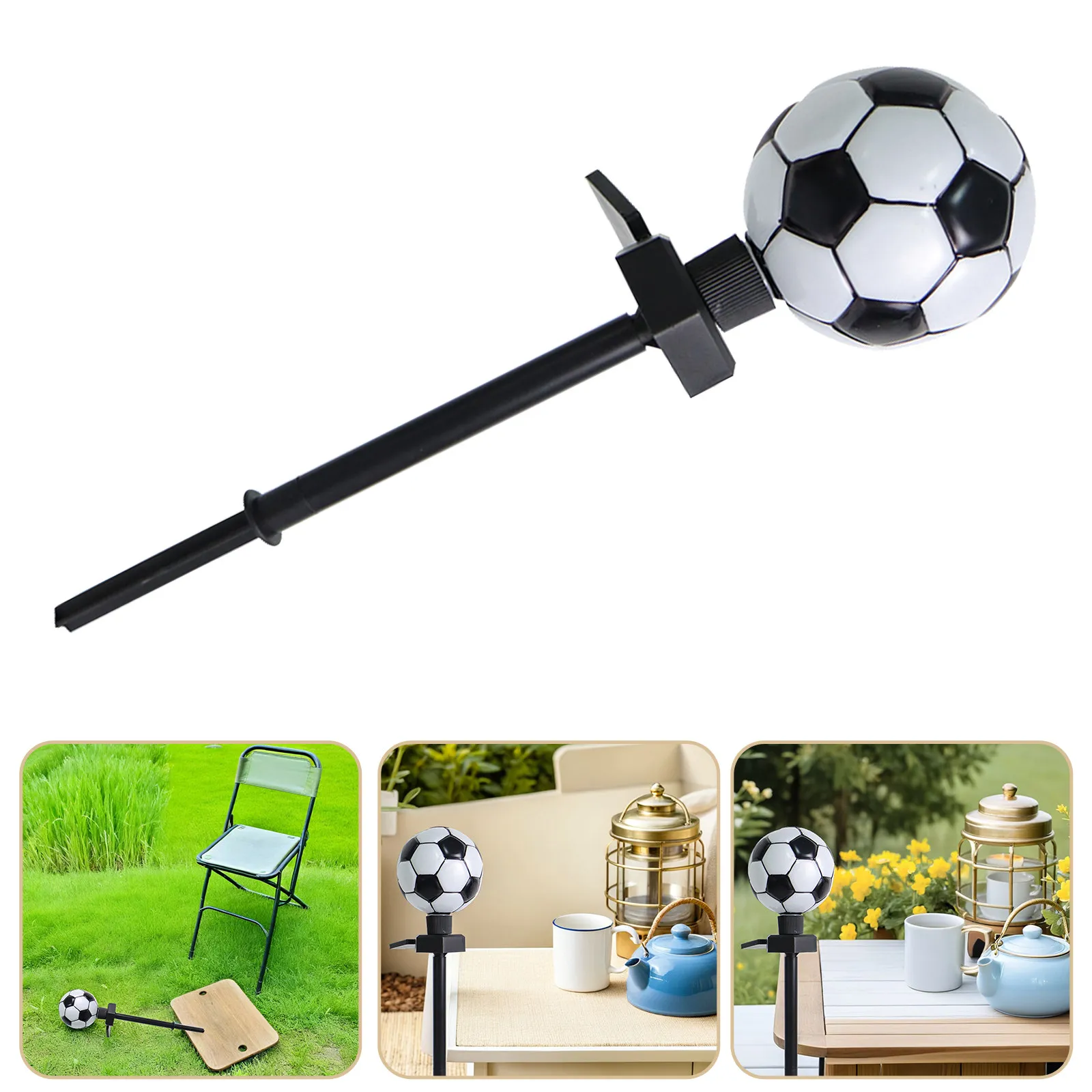 

Outdoor Solar Lights Lamps Large Soccer Football Creative Backyard Lighting
