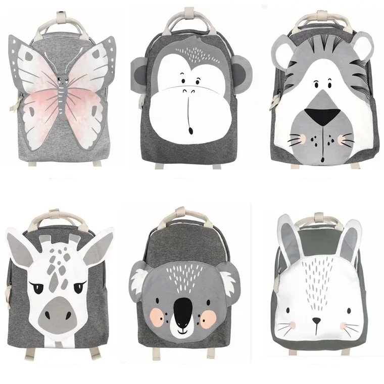 Mochila de desenhos animados personalizados para crianças, nome personalizado, bonito escola Bookbag, mochilas de viagem personalizadas, mochila