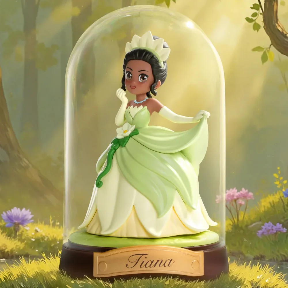 

Disney Princess Create New World Tiana Action Figure Toys The Princess and the Frog Anime Figures Collection Decor Dolls Gifts