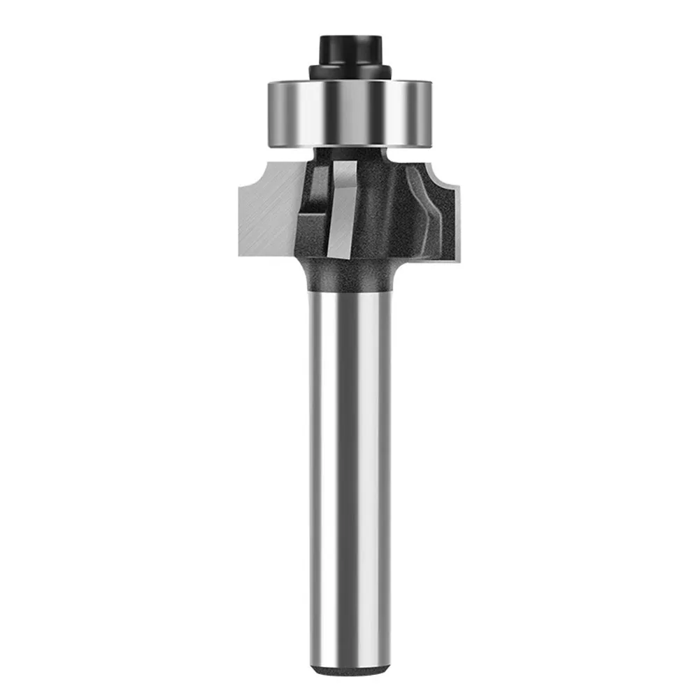 Four-edge Corner Radius Cutter 4-Flute R1.5mm Roundover Router Bit Woodworking Edge Trimming Chamfering And Chamfering Tool