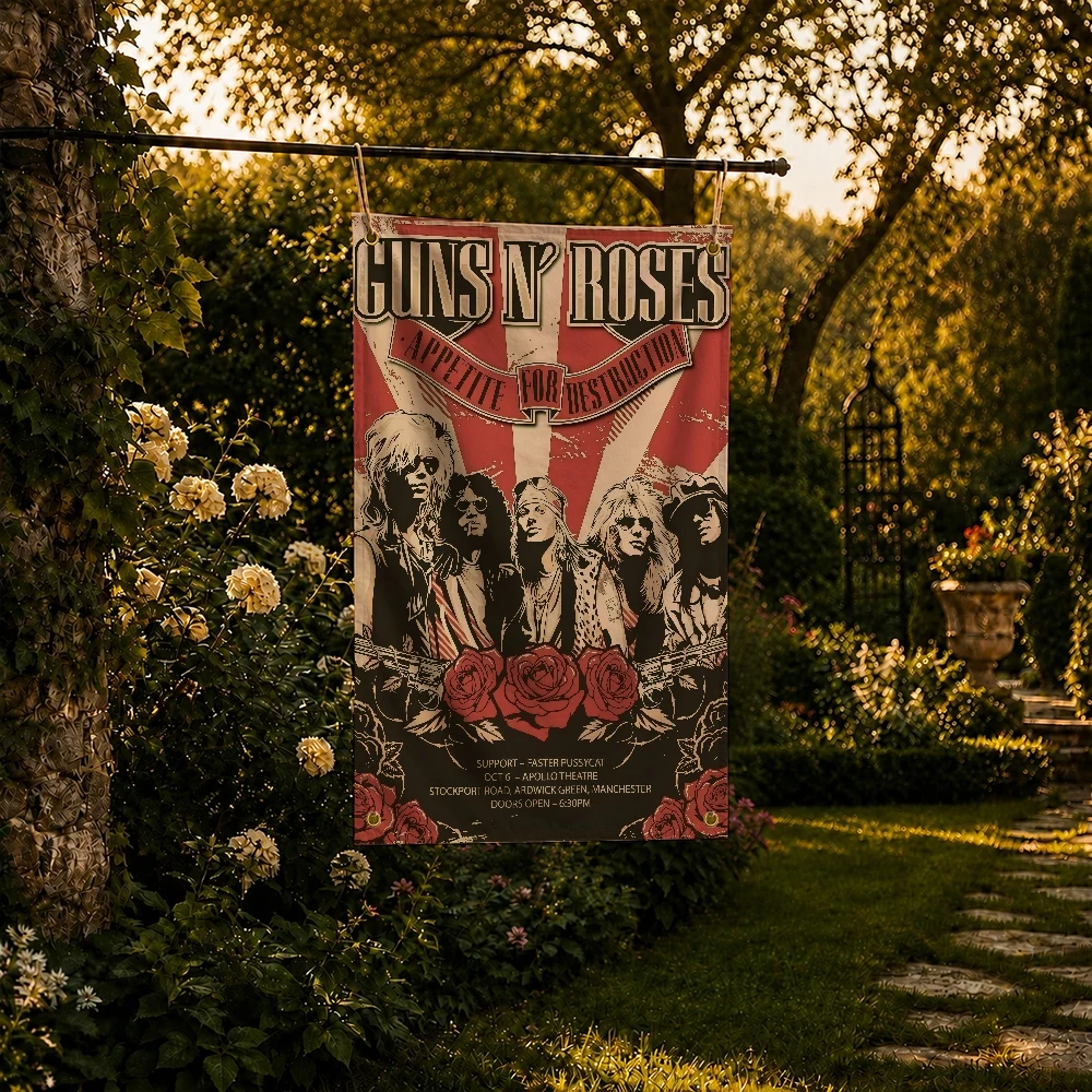 G-GUNS N R-ROSES Rock Brand Ta – Outdoor Camping Wallpaper Bewertung und Preis
