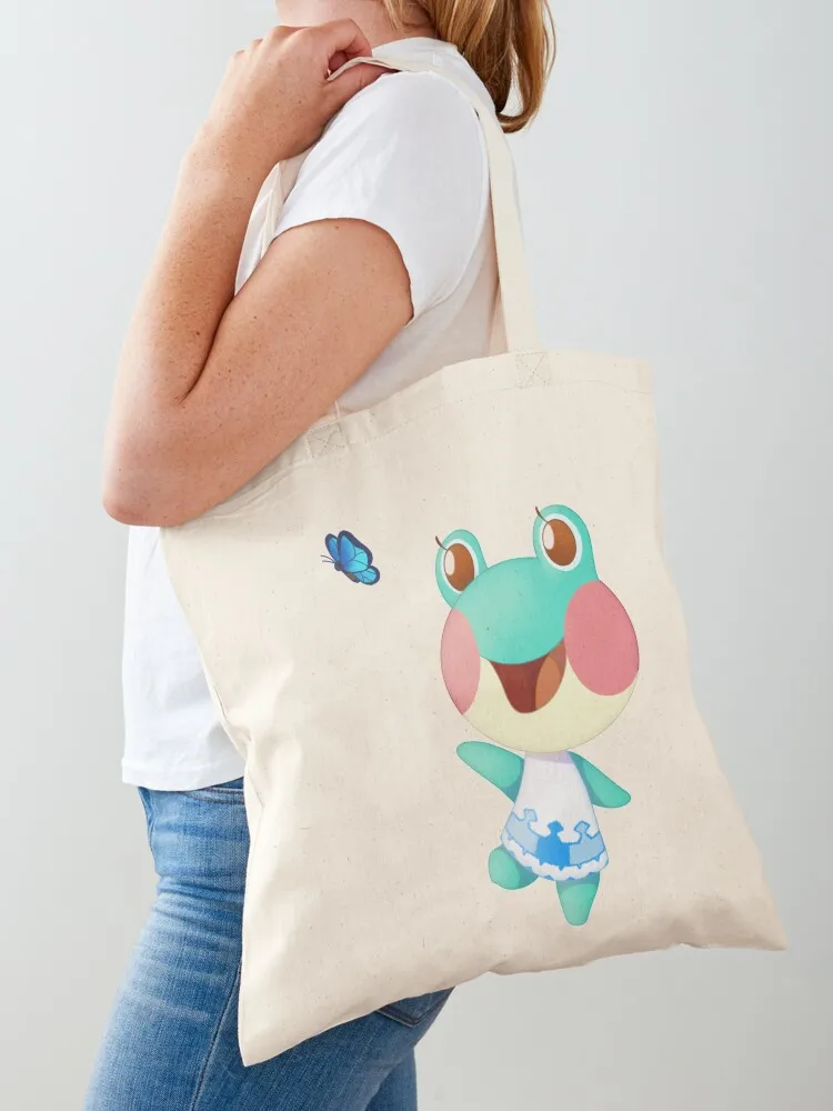 

Lily Frog AC Villager Tote Bag reusable grocery bags Women's handbag Handbags women Gift bag