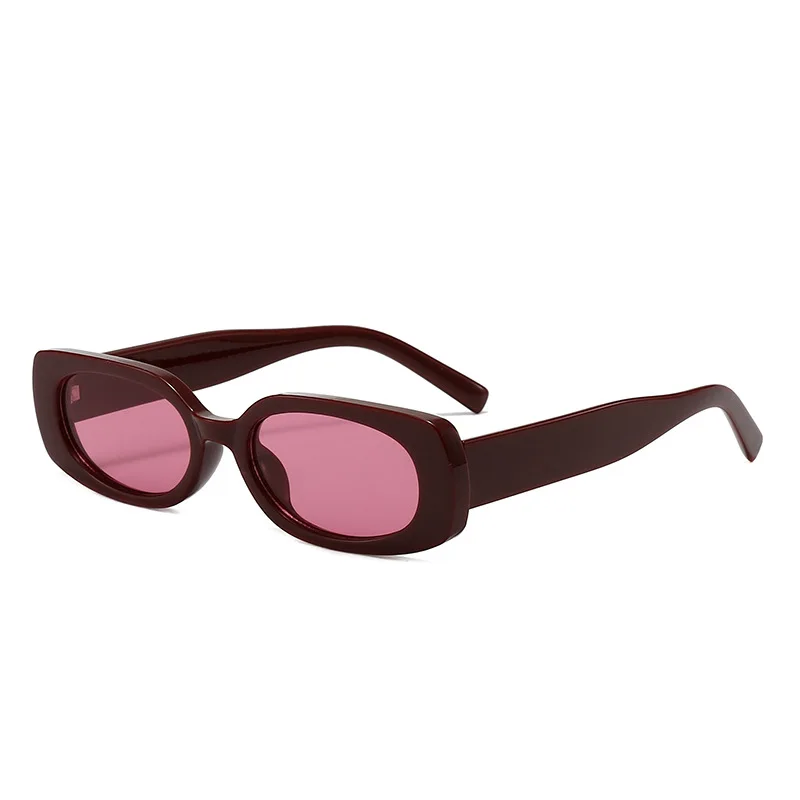 New Jelly colored Small Frame European and American Fashion Sunglasses Trendy Ins Style UV Resistant Sun Glasses Women Men