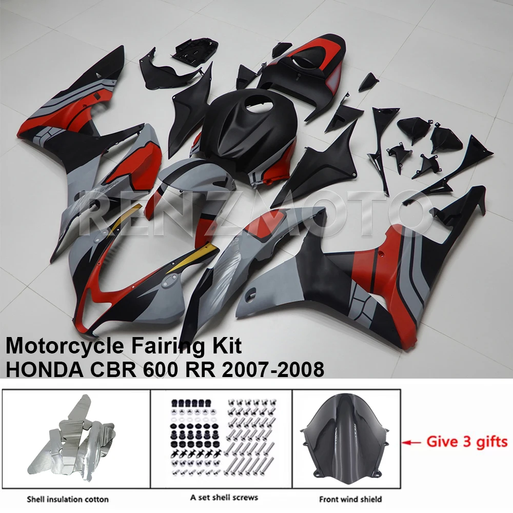 For HONDA CBR600RR 2007-2008 Fairing H0607-1001b Motorcycle Kit Body Kits Decorative Plastic Guards Accessories Shells