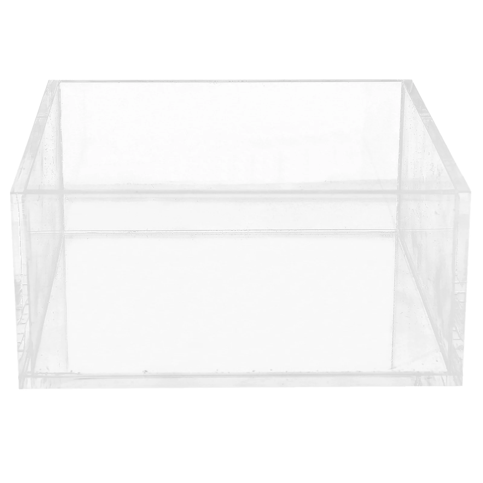 

Sturdy Acrylic Napkin Holder Stand For Table Home Restaurant Smooth Clear Tissue Box Holder Dispenser Storage Rack