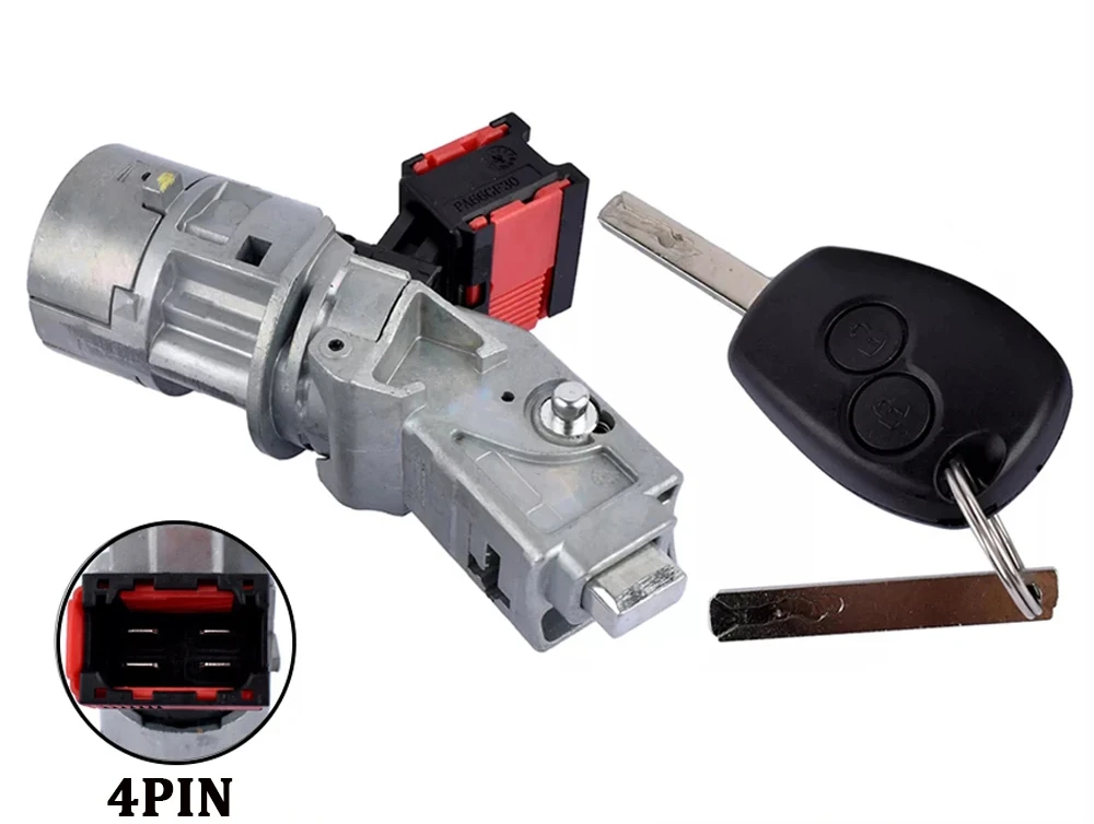 

For Renault Clio Kangoo Master Opel Movano Vivaro Nissan Nv300 Nv400 Dacia Sandero Ignition Lock Switch Key 7701208408 N0502064