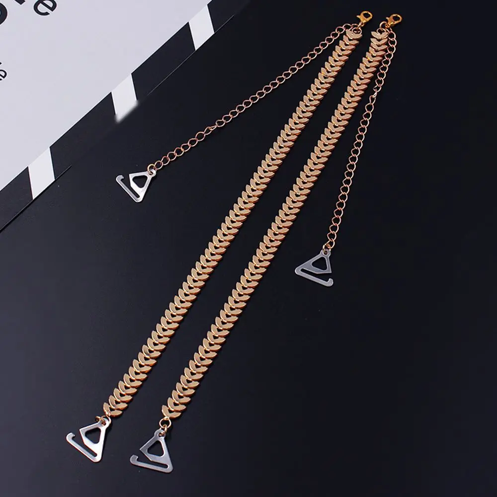 

Anti-Skid Sexy Wedding Metal Chain Leaves Invisible Brassiere Straps Bra Accessories Pearl Shoulder Strap Women Bra Belt