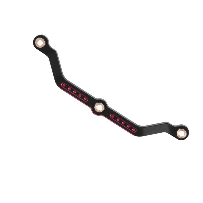 BEDW-Metal Steering Link Steering Rod 9748 For TRX4M 1/18 RC Crawler Car Upgrade Parts Accessories, Red