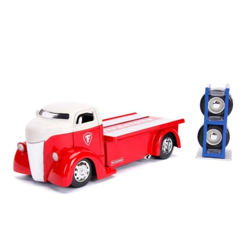 

1:24 1947 Ford COE High Simulation Diecast Car Metal Alloy Model Car Children's toys collection gifts J173