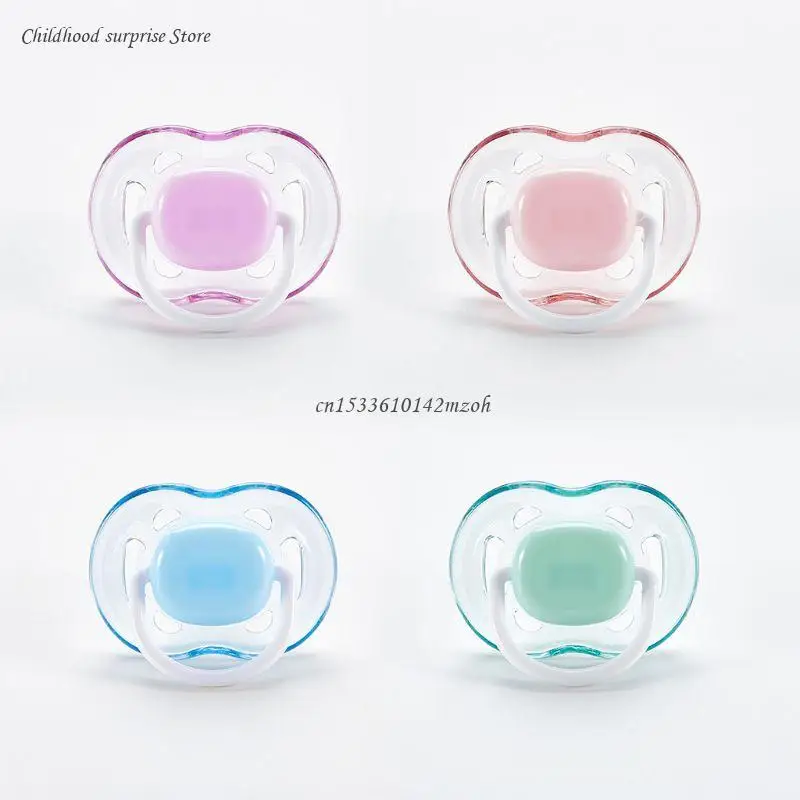 Newborn Baby Soft Silicone Pacifier Nipple Soother Children Care Supplies Dropship