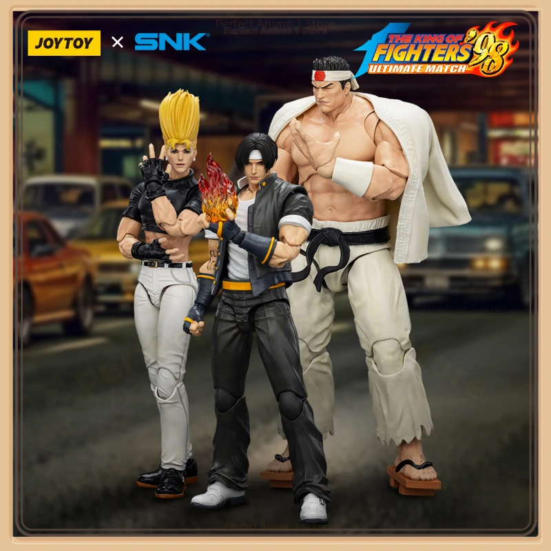 

Presale JOYTOY King of Fighters 98UM Protagonist Team Omen Goro Nikaido Hongmaru Kyuki 1/18 Action Doll Gift Collection