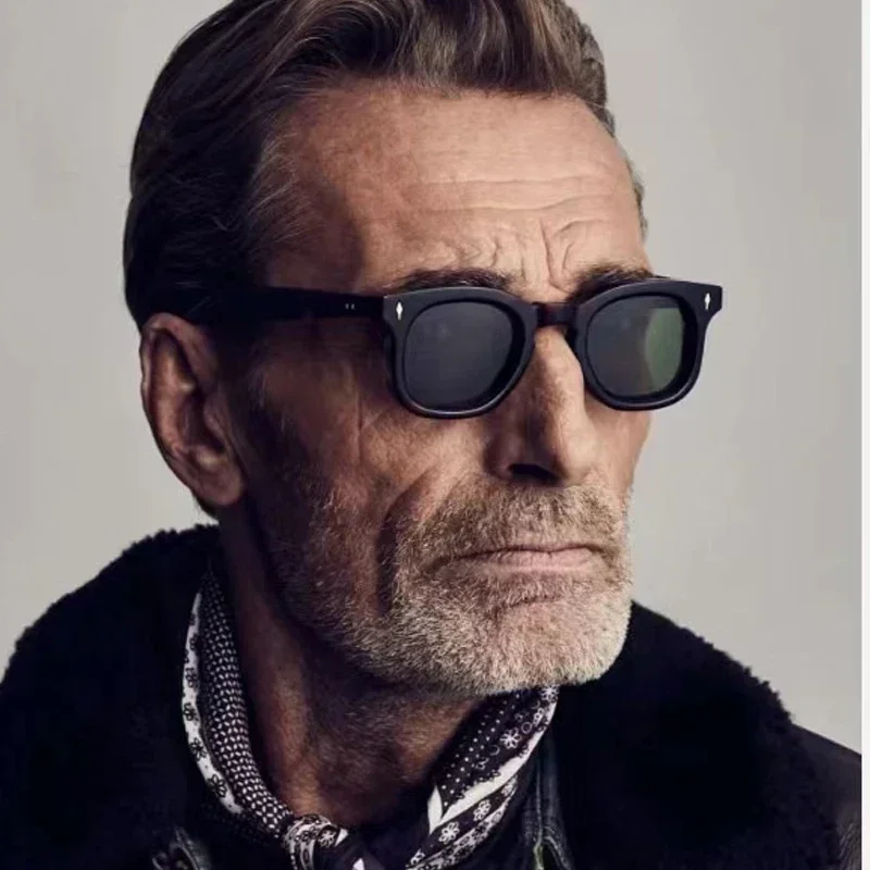 

JMM DEVAUX Sunglasses Fashion Design handmade Square acetate men Anti Glare Driving Outdoor UV400 women SUN GLASSES