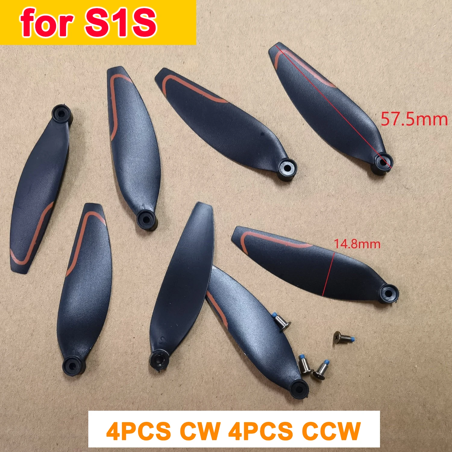 RC Drone Universal Propeller Props Spare Part for LSRC S1S / S2S / KF106 / K918 / K911 / L900 PRO SE MAX / SG108 Wing Blade Part