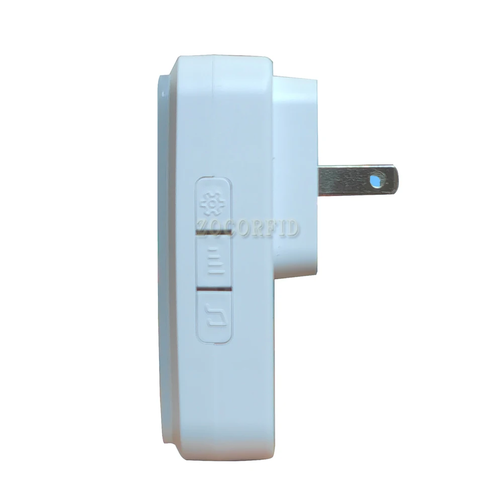 AC220V Da 1 a 2 Campanello wireless con suono e luce telecomandati, lampeggiante colorato a lunga distanza, cercapersone per anziani non udenti