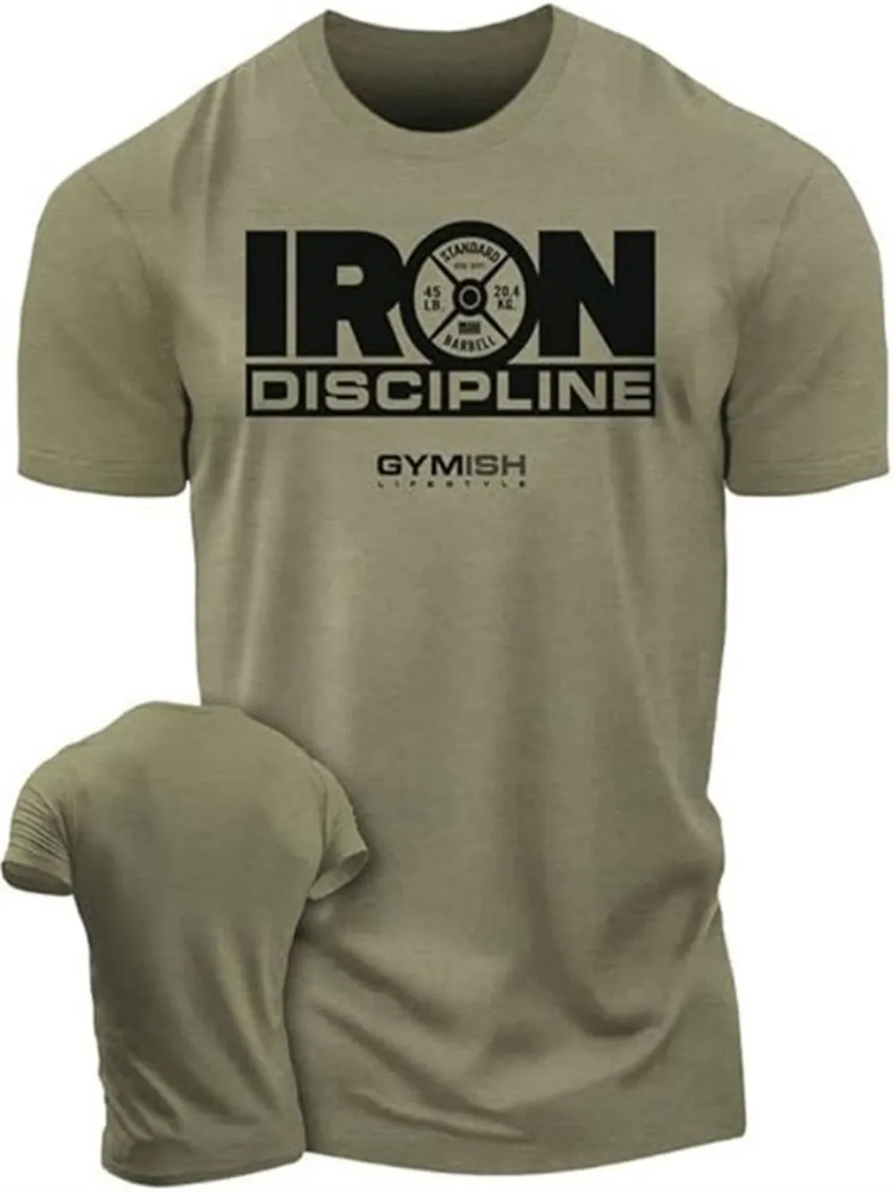Hot selling summer men's muscle training letter print comfortable and breathable round neck T-shirt outdoor sports casual top