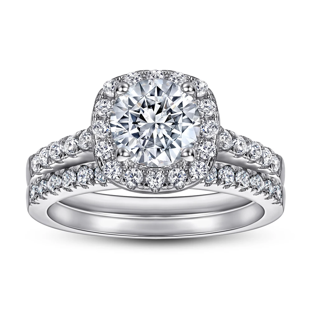 

SunStar Factory Direct Обручальное кольцо из стерлингового серебра 925 пробы Модные родиевые модные украшения для юбилеев и вечеринок CMA