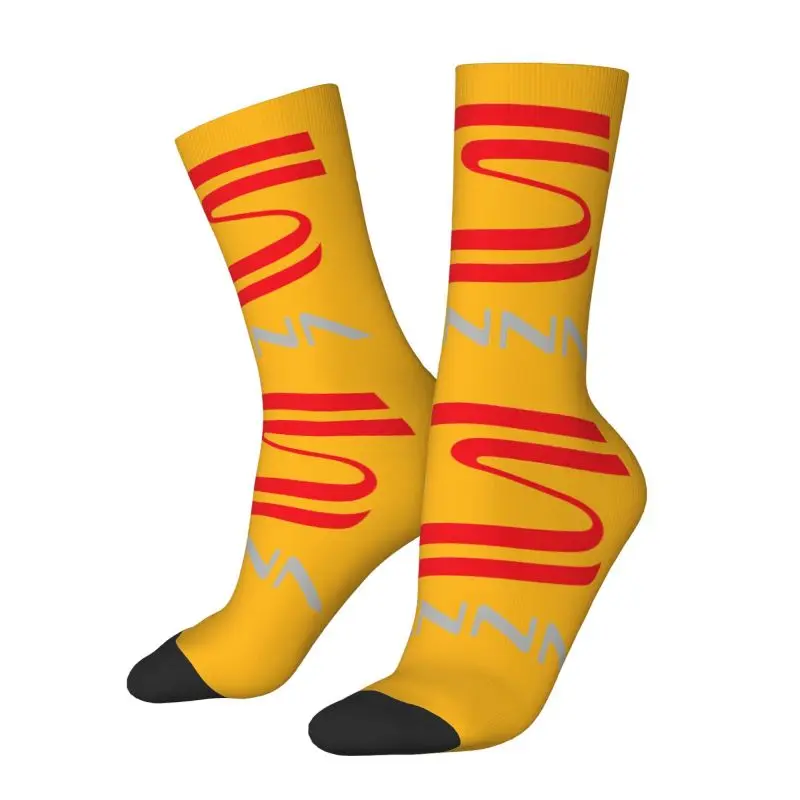 Calzini Ayrton Sennas con stampa divertente personalizzata per uomo Donna Calzini elasticizzati estate autunno inverno