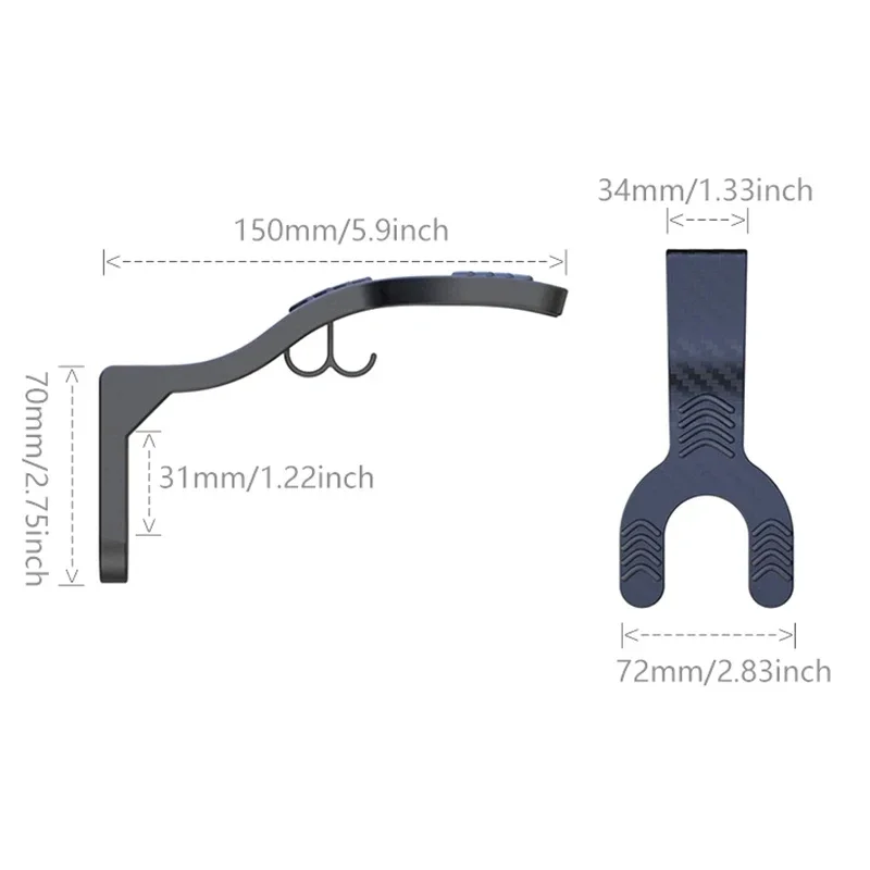 لكاواساكي Z400/650/750/800/900/1000 Z900RS Z1000SX Z1000RS دراجة نارية خوذة هوك رفوف متعددة الأغراض هوك جدار جبل السنانير