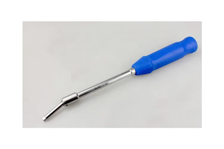 Orthopädische Instrumente – medizinisches Gerät zur Entfernung von intramedullären Nägeln – Universalschraubendreher mit Silikongelgriff, Sechskant-SW5.0-Schraube