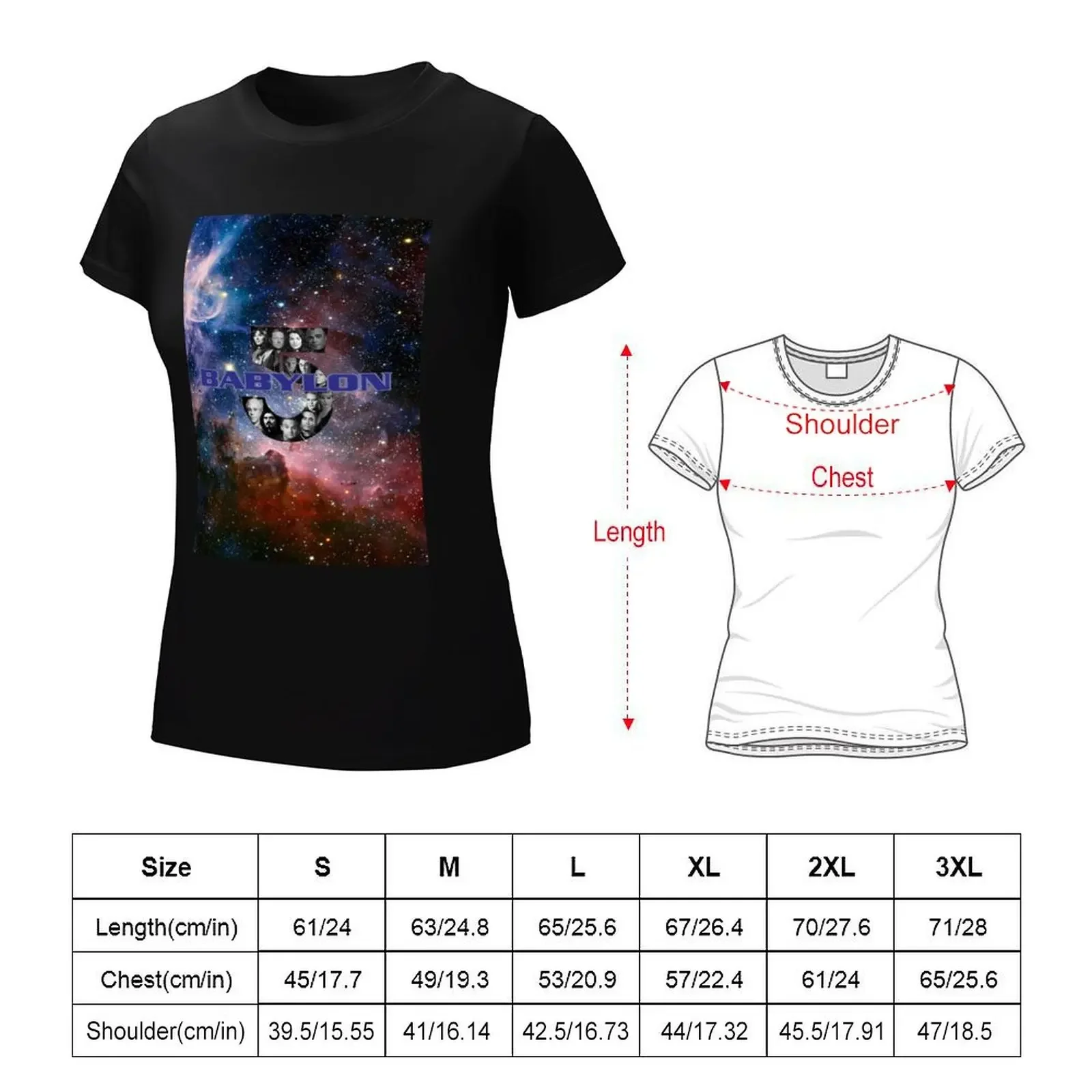 Babylon 5 T-shirt graphics cute tops clothes for Women