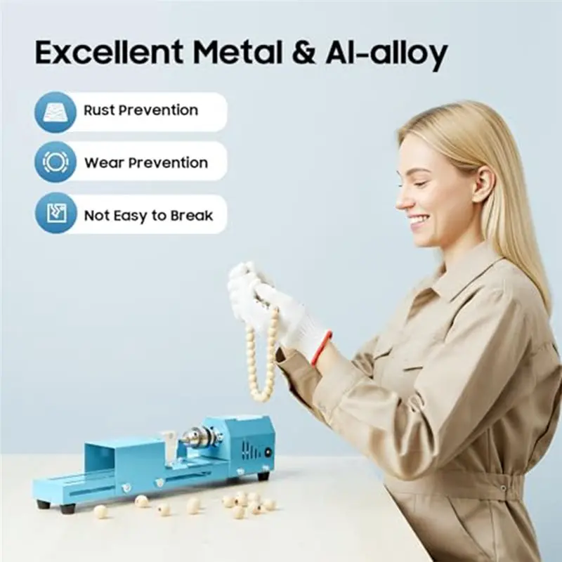 ABKJ-Wood Forging Accessories For Mini Lathe Machine Milling Tool, Cutting Grinding Polishing For DIY Woodworking Table B US