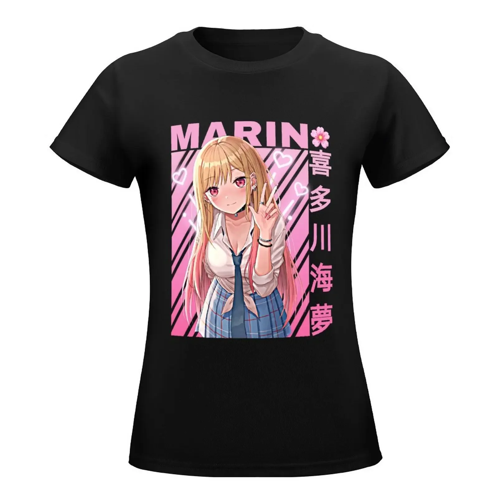 Marin Kitagawa T-Shirt tees summer tops cute tops oversized workout shirts for Women