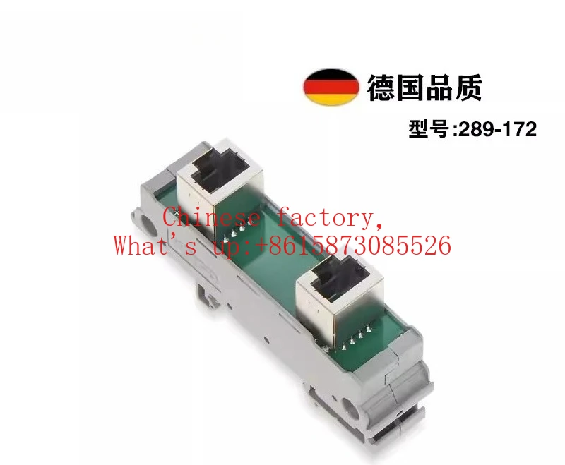 German 289-172 cable conversion module system wiring plug-in connector RJ-45