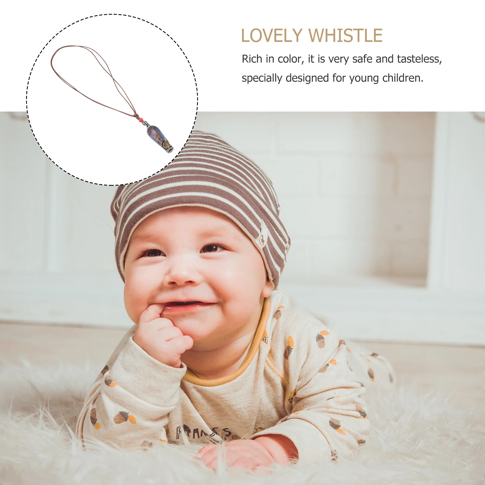 3Pcs Carrot-Shaped Ceramic Whistle Safe Durable Children Music Potential Cultivation Whistle Cartoon Trumpet Toy