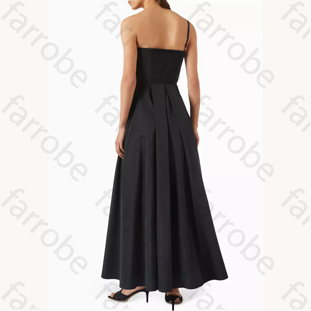 Customized One-shoulder Maxi Dress A-Line Evening Dresses Sleeveless Formal Exquisite High Quality Prom Party Gowns for Women