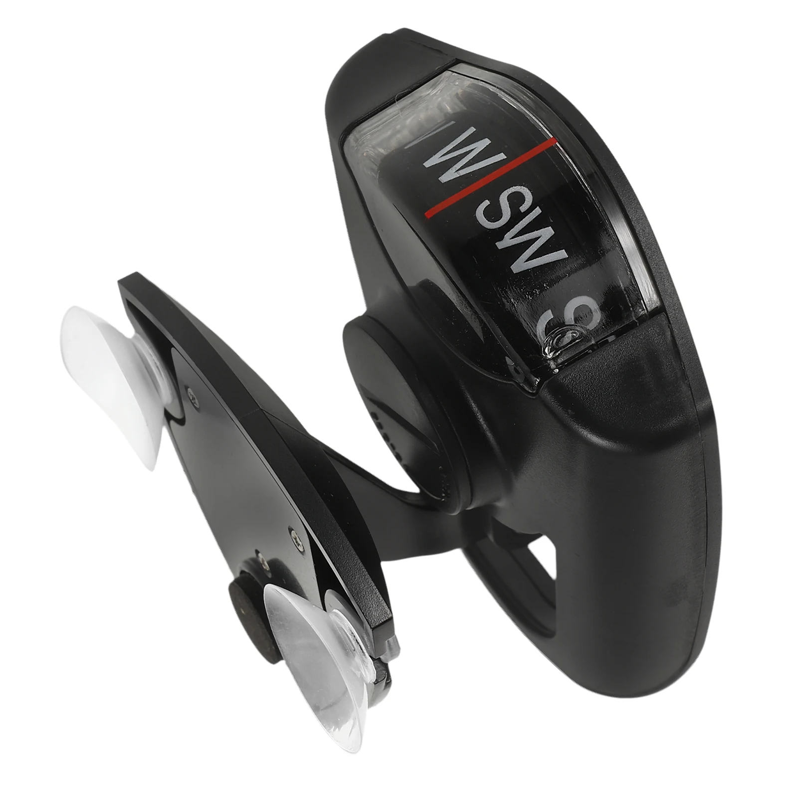 

Vehicle Dashboard Compass Inclinometer Multi Use for Auto Boat and Motorcycle High Precision Direction Guide Portable Design