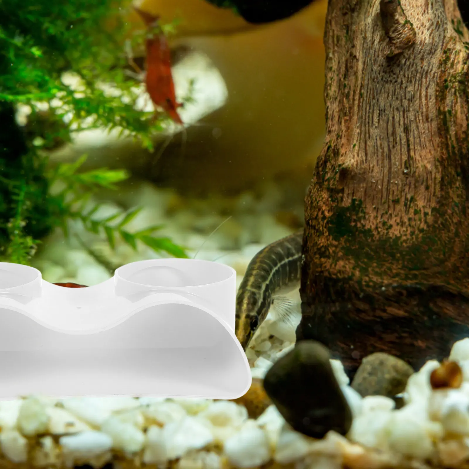 

Пещера-убежище для рыб и креветок с двумя отверстиями, подземный туннель из АБС-пластика, украшение для аквариума, декор для аквариумных животных, аксессуар для декора аквариума, убежище для рыбок