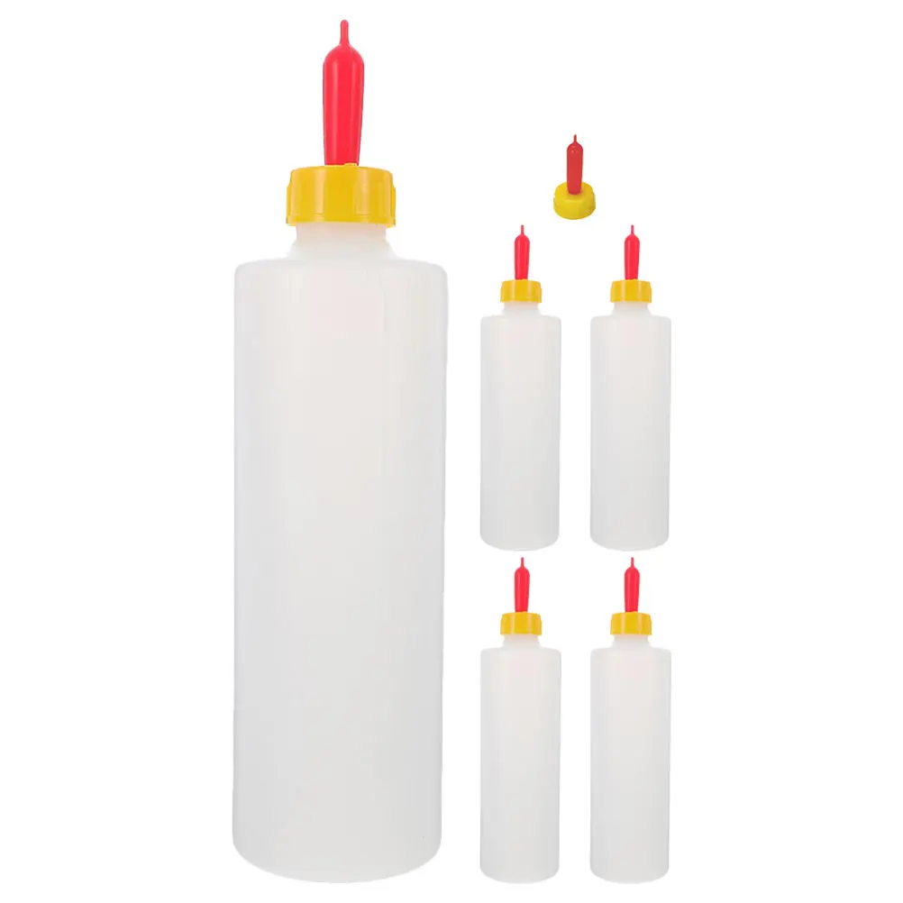 

1Set Lamb Feeding Bottles 400ml Food-Grade Goat Milk Feeder Milk Nursing Bottle for Sheep Goat Livestock Small Animal Feeding