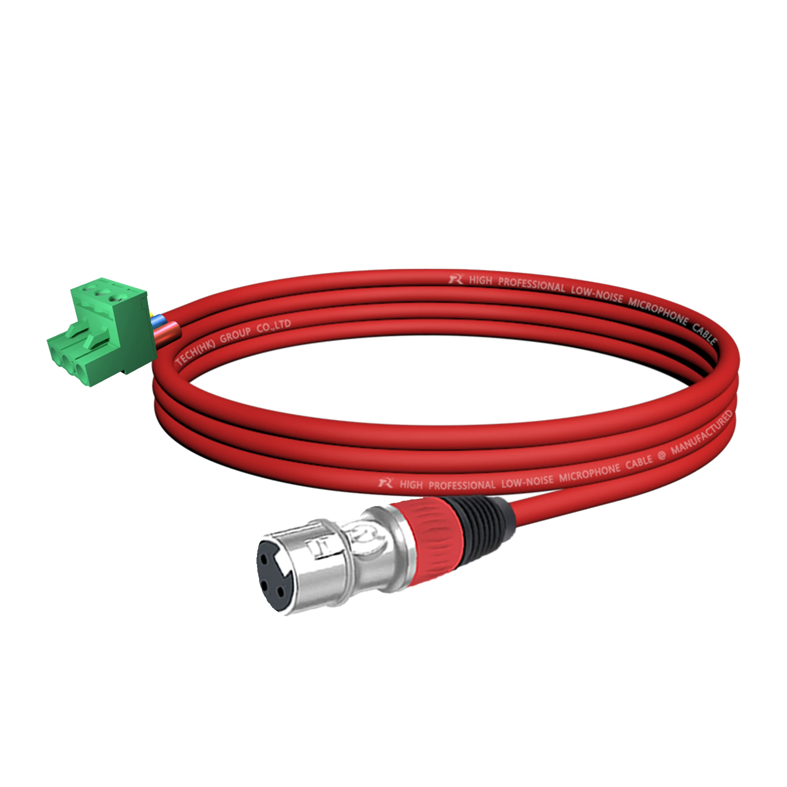 1 Stück XLR zu Phoenix Kabel, XLR 3-Polig M/F zu Grün 3-Pin PCB Schraubklemmenadapter, Mikrofonkabel für Lautsprecher – Detail 6