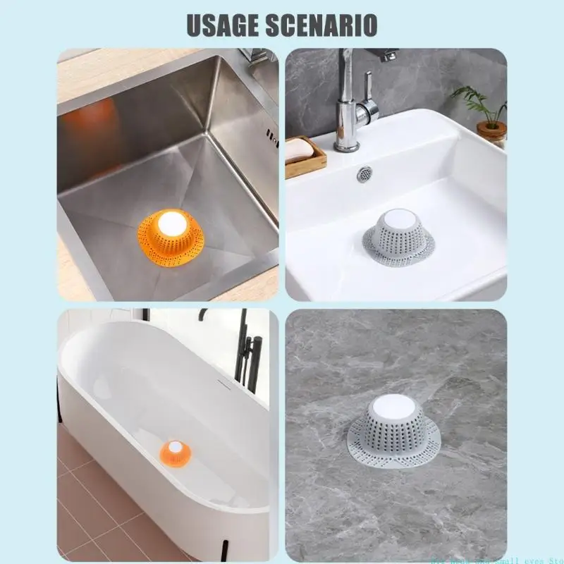 581C Essential Bath Drain Stoppers for Smooth Drainages and Hygienic Environment Simple Installation Without Tool Required for