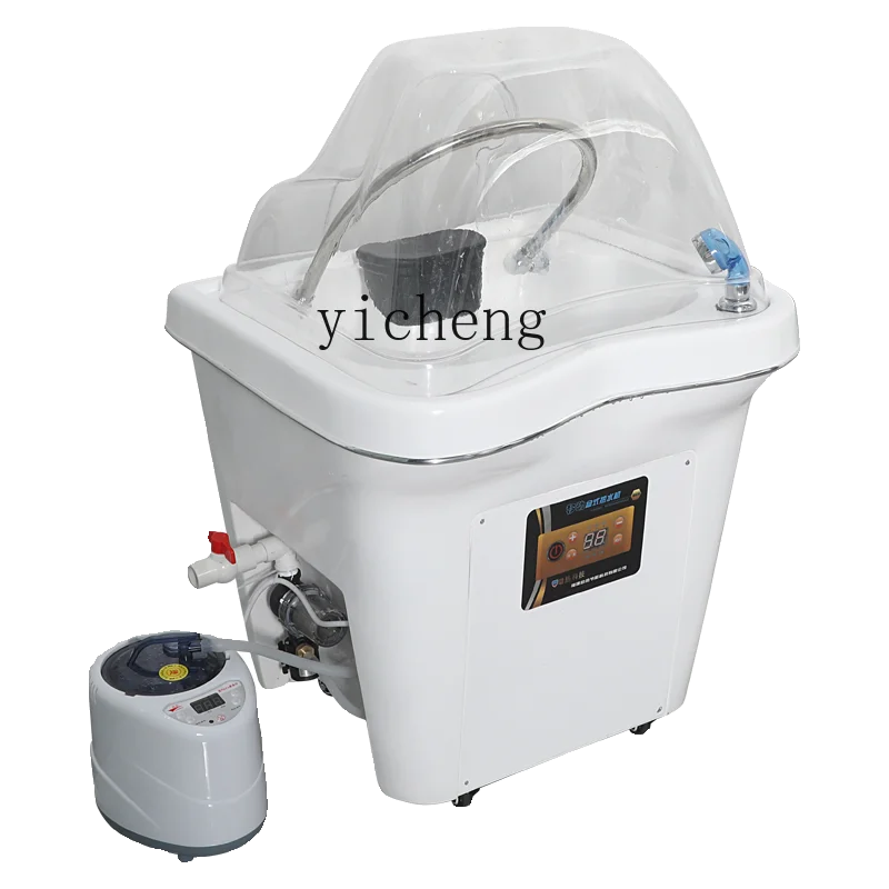 

HSN beauty salon head treatment movable health center water circulation basin hair shop with fumigation shampoo basin