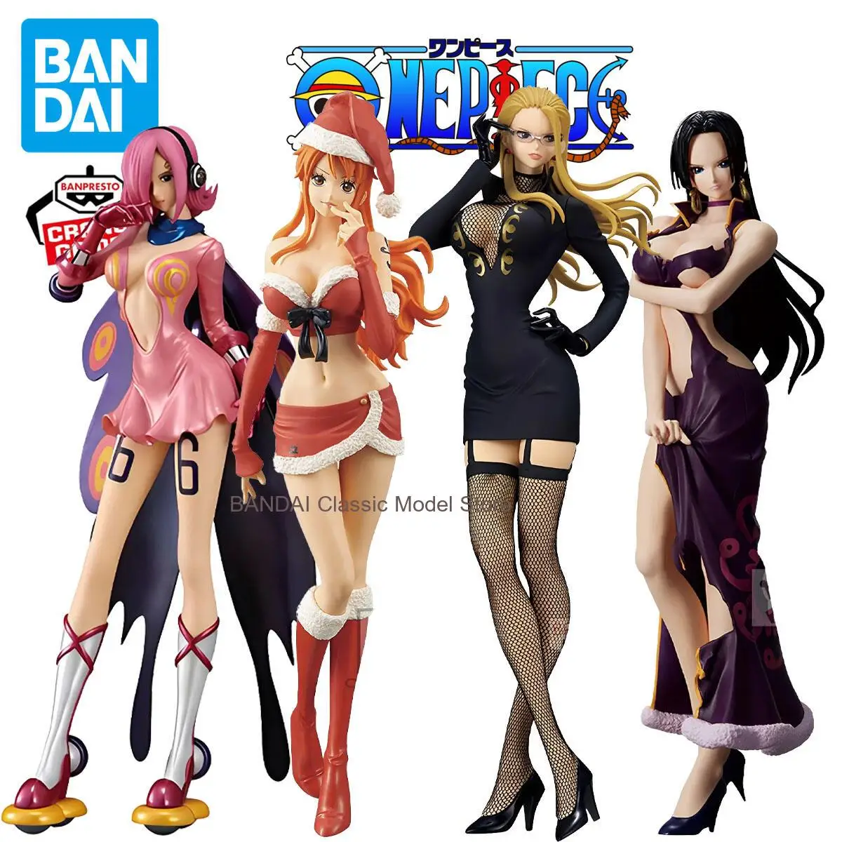 

Bandai One Piece figurine shines with charm Karifana Mirabino Empress model anime ornament Classic Toys Hobby & Collectibles