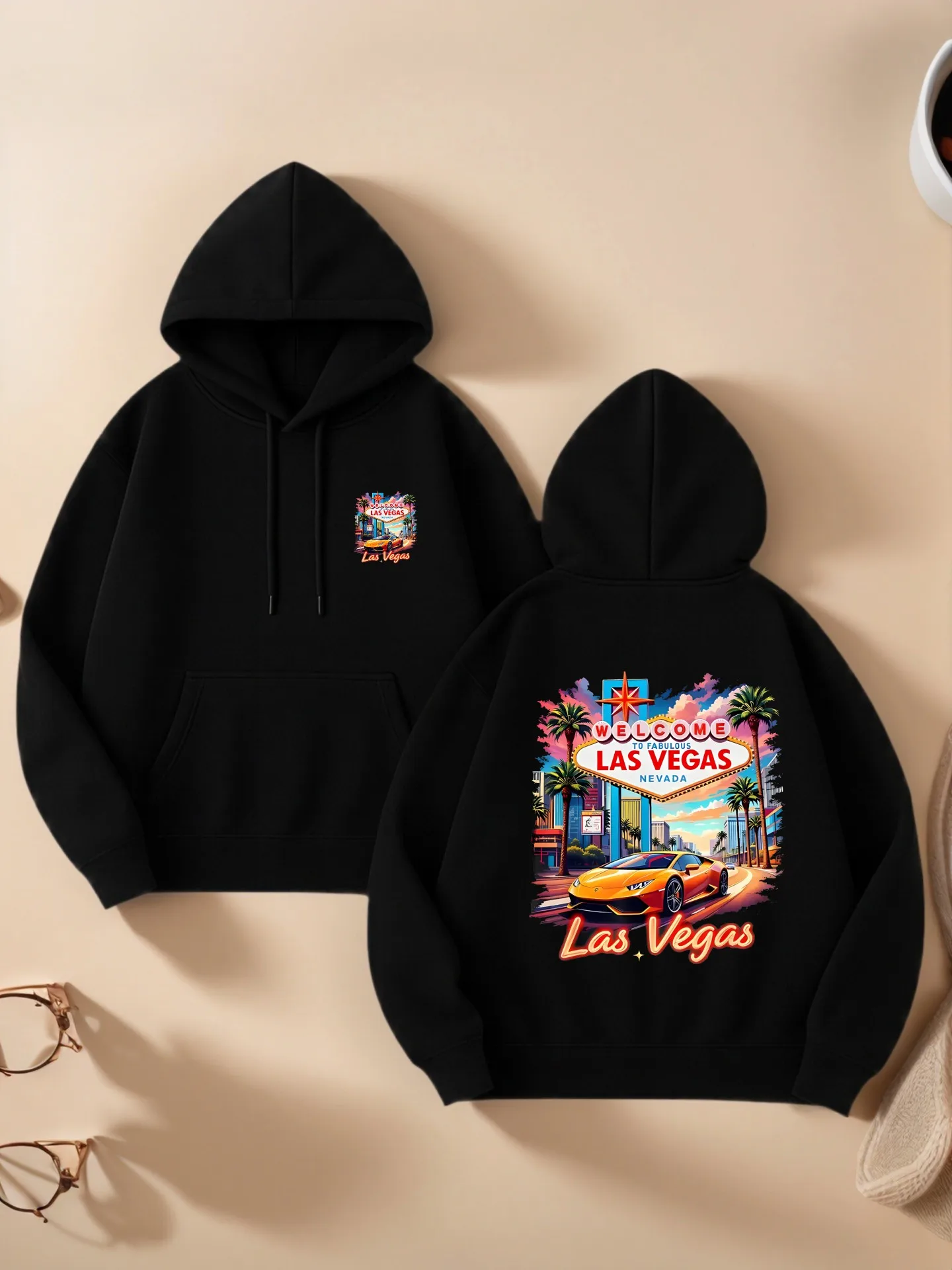 

Женская толстовка с графическим рисунком, винтажный графический принт, повседневный уличный стиль, мягкая ткань, дорожная одежда, для молодых мужчин