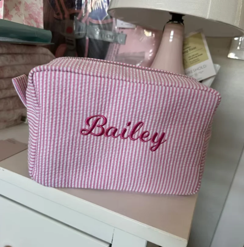 Personalized Name Bride Makeup Bag Bride Wonderful Gift Bride Proposal Bubble Makeup Bag Toilet Bag Makeup Bag