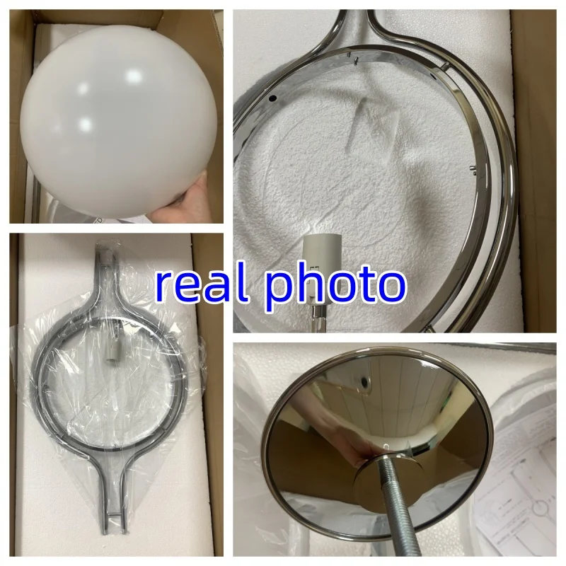 Chrome Globe Floor Lamp — product detail 2