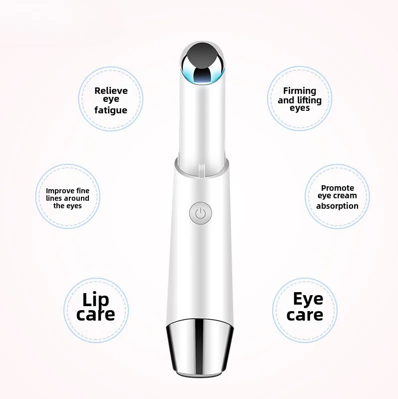 Convenient Vibration Massage  Heating  Color Light  Beauty Pen  Home Beauty Instrument  Eye Introduction Device