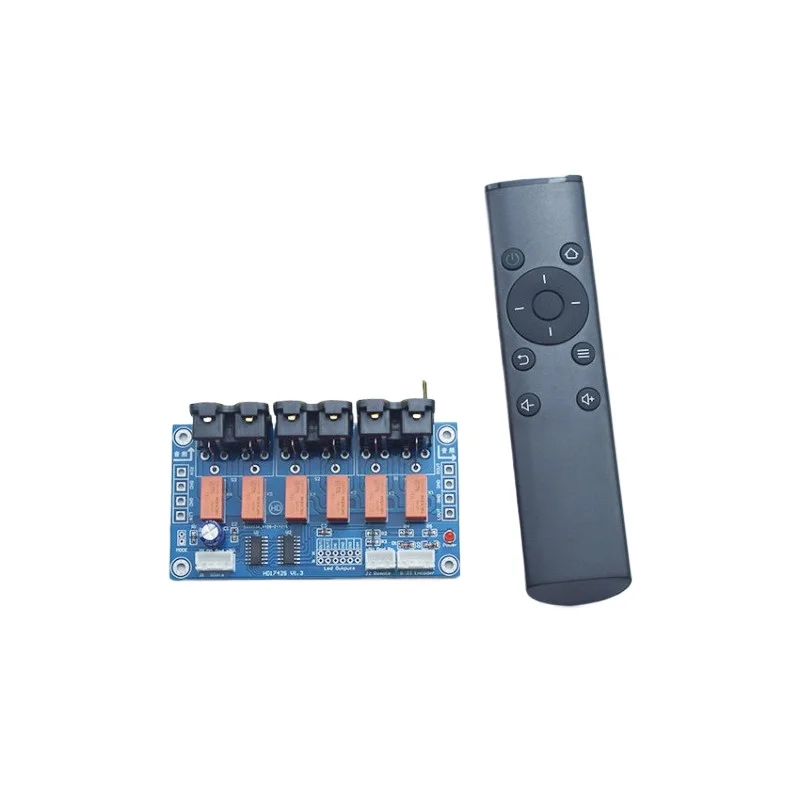 For Audio Source Switching Board Remote Control Manual Independent Selection Control Board HIFI Audio DIY Modified Front