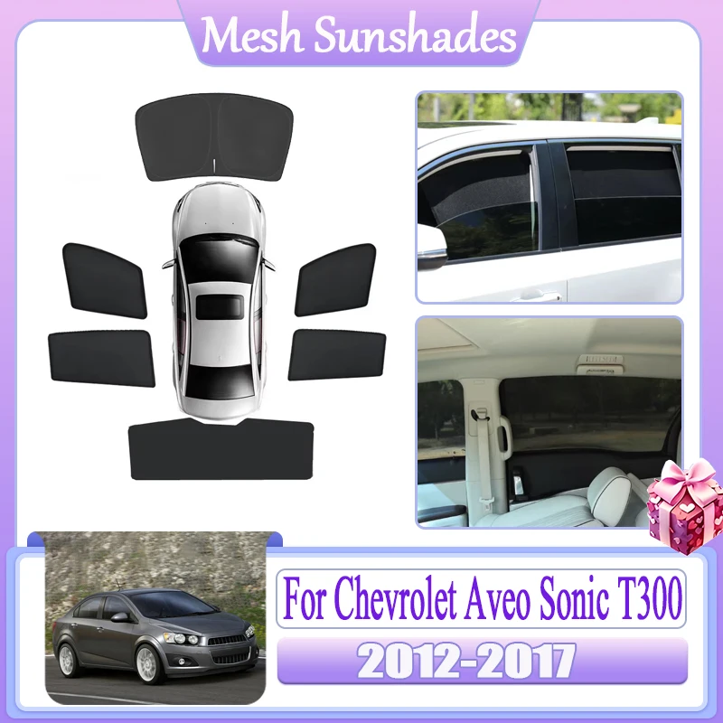 

Accessories For Chevrolet Aveo Sonic T300 Holden Barina Sedan 2012 2013 2014 2015 2016 2017 Car Mesh Sunshade Sun Window Visor