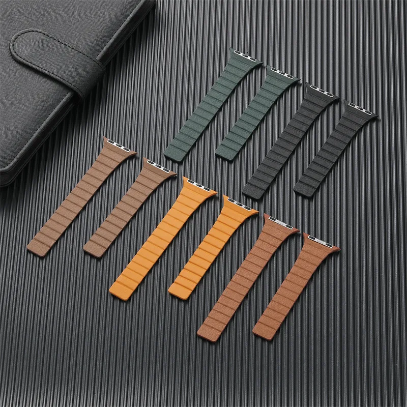 

Ремешок кожаный для Apple watch band 44 мм 45 мм 40 мм 41 мм 42 мм 38 мм 45