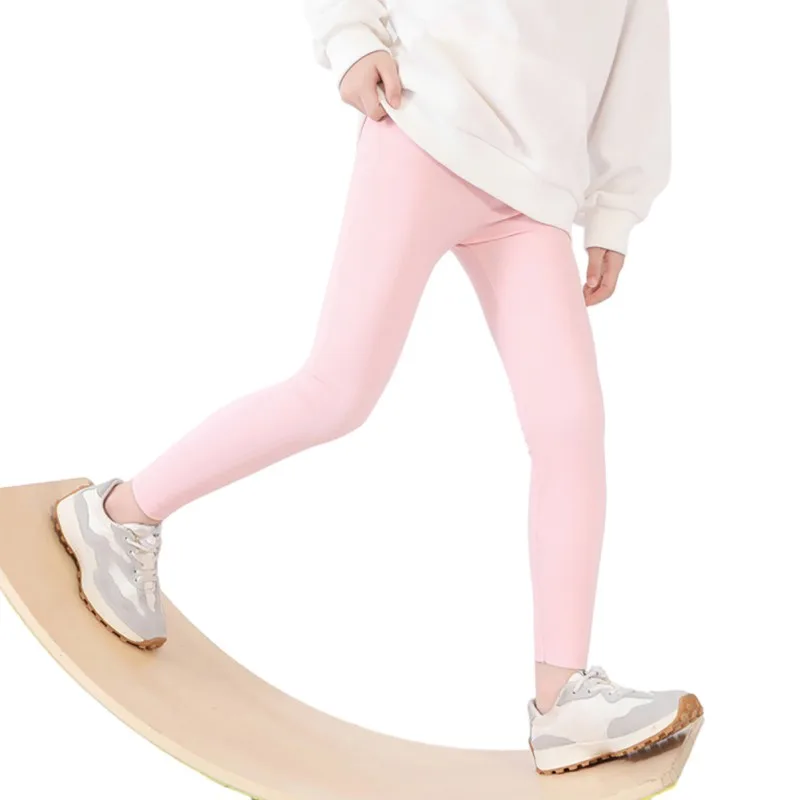 Girl Pants Fashion Soft Elastic Kids Leggings Kids Skin-Friendly Breathable Sports Yoga Pants Children Trousers Sport Clothing