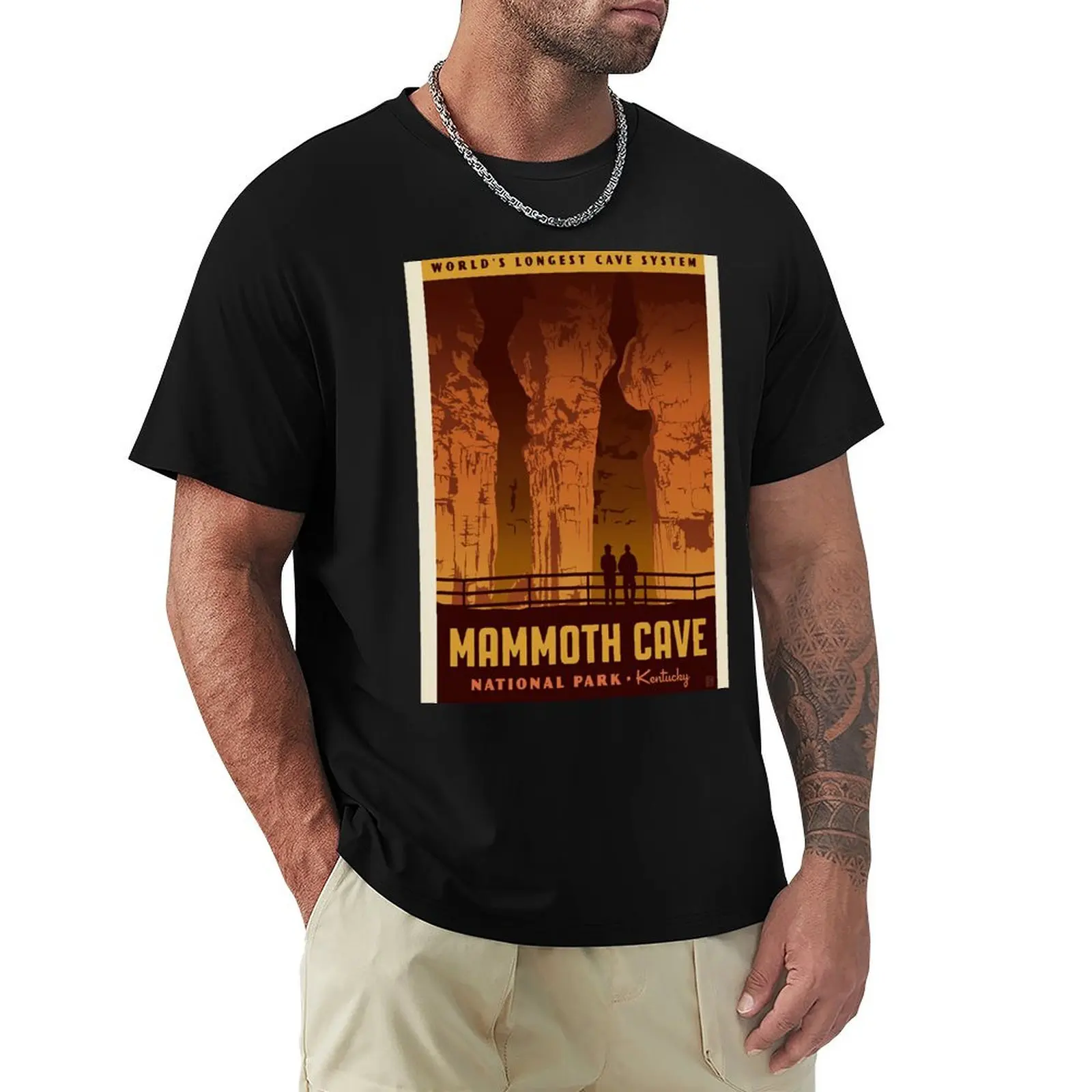

Mammoth Cave National Park Poster, Travel Poster Gift, Minimalist Wall Art, Sourvenir Gift, Home Wall Art, Office Wall D T-Shirt