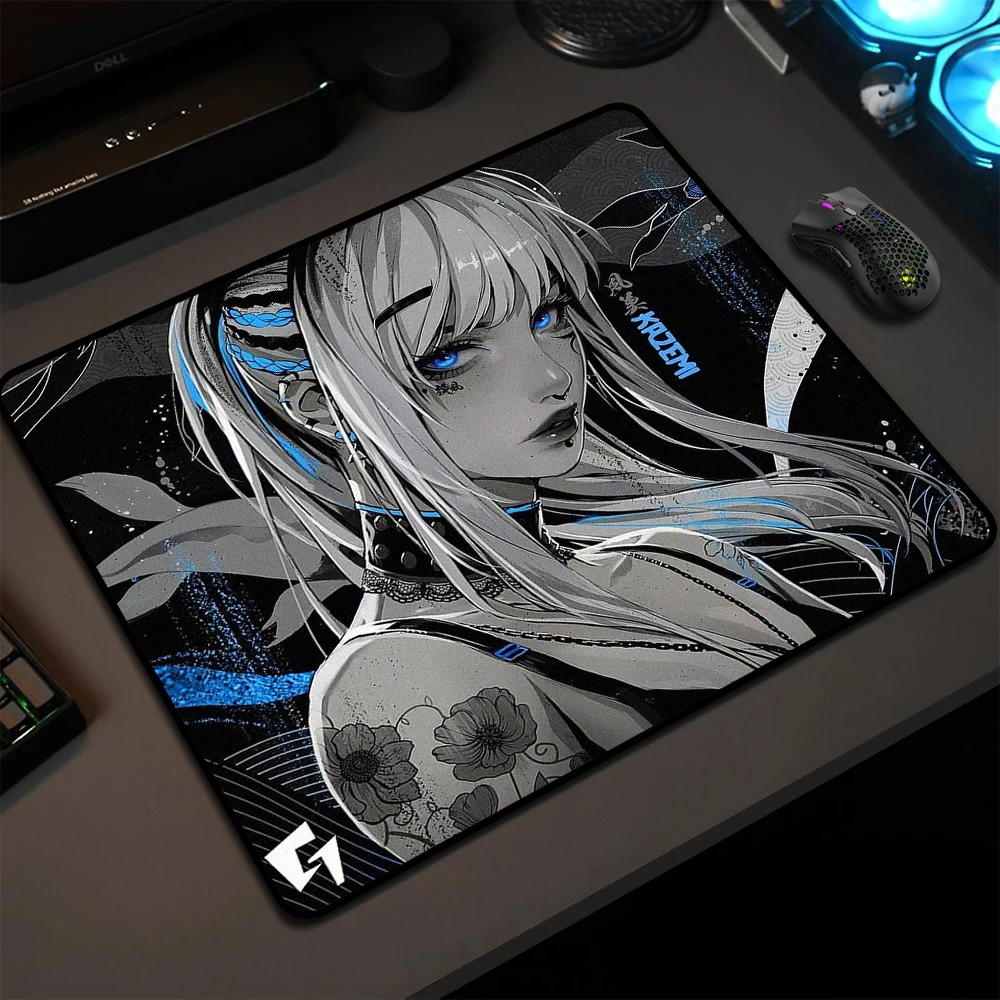 Gamer Mouse Pad E-Sports Professional Gaming Mousepad Kazemi Balance Mouse Mat Ultrafine Surface Game Keyboard Mat Anime Deskpad